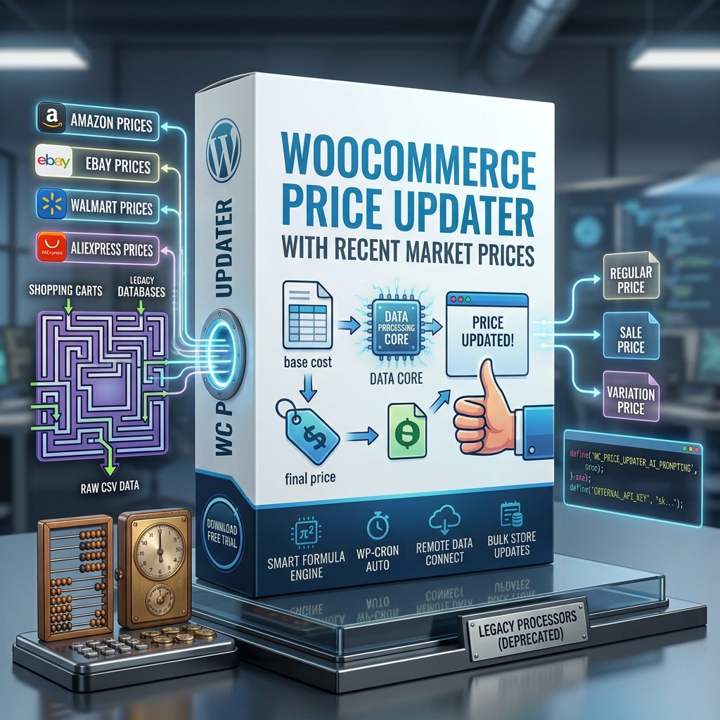 WooCommerce Product Price Updater WooCommerce Price Updater (With Live Market Price Sync) - Image 1